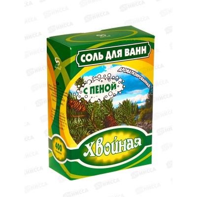 Соль для ванн с пеной 400г Хвойная *32 Б Соль для ванн с пеной 400г Хвойная *32 Б