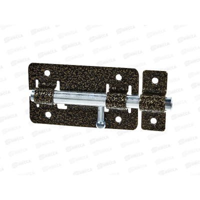 Задвижка дверная ЗД-01 полимер бронза *20 Задвижка дверная ЗД-01 полимер бронза *20