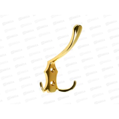Крючок 1037 металлический золото (016502) *48  Ж