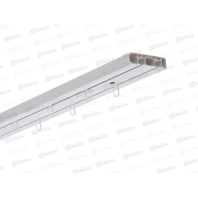 Карниз потолочный двухполозный 2м СТАНДАРТ *6 Карниз потолочный двухполозный 2м СТАНДАРТ *6