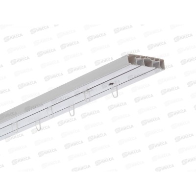 Карниз потолочный двухполозный 2,5м СТАНДАРТ *6 Карниз потолочный двухполозный 2,5м СТАНДАРТ *6