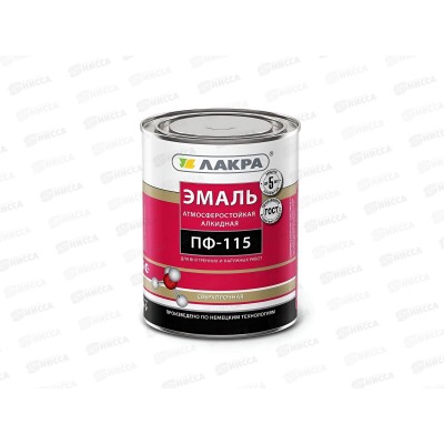 ЭМАЛЬ ЛАКРА ПФ-115 Кофе с молоком 1кг *10  Л
