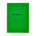 Скоросшиватель картонный цветной ЛХ зеленый, мелованный (5С2-2444Ц) *100