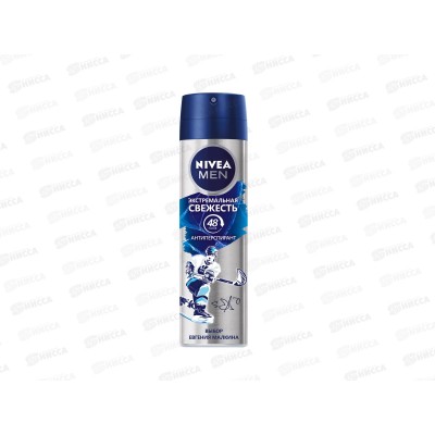 НИВЕЯ дезодорант спрей мужской 150мл Aqua cool  82883 *6