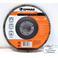 Диск лепестковый торцевой ЕРМАК 22*125 р80, 645-088 г Диск лепестковый торцевой ЕРМАК 22*125 р80, 645-088 г