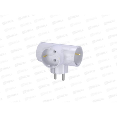 Тройник ФОТОН с заземленем AM16-3TE 16А *20/120 Тройник ФОТОН с заземленем AM16-3TE 16А *20/120