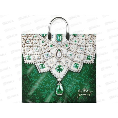 Пакет с пластиковой ручкой 38*35 Изумруд *10/100 Пакет с пластиковой ручкой 38*35 Изумруд *10/100