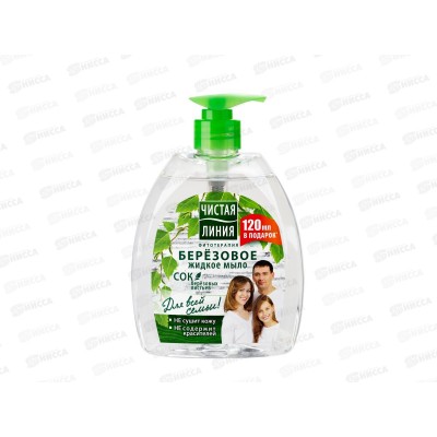 Концерн Калина Чистая Линия мыло жидкое 520мл Для всей семьи *6 Концерн Калина Чистая Линия мыло жидкое 520мл Для всей семьи *6