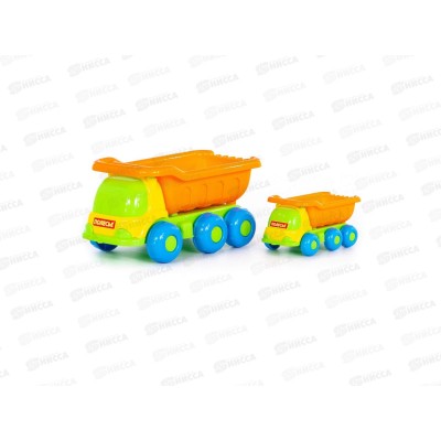 Набор машин самосвалы Кеша+Яша арт4281 *12 Набор машин самосвалы Кеша+Яша арт4281 *12