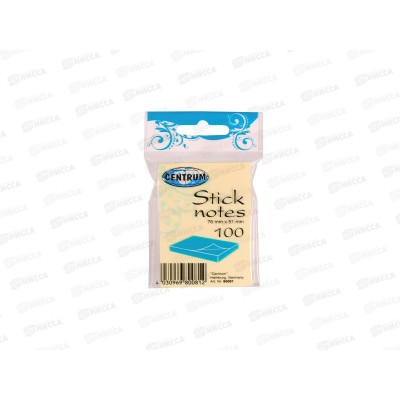 Блок липкий CENTRUM 51*76мм 100л., 80081 *50 Блок липкий CENTRUM 51*76мм 100л., 80081 *50