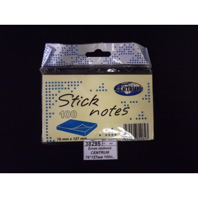 Блок липкий CENTRUM 76*127мм 100л., 80084 *25 Блок липкий CENTRUM 76*127мм 100л., 80084 *25