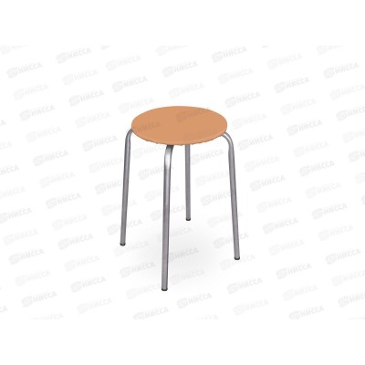 Табурет &quotЭконом&quot на 4-х опорах (круглое сиденье ДСП) ТЭ2