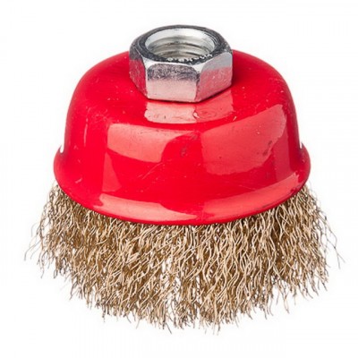 Щетка металлическая для Угловой Шлифовальной Машины 65мм/М14 (чашка) ЕРМАК г 656-036 Щетка металлическая для Угловой Шлифовальной Машины 65мм/М14 (чашка) ЕРМАК г 656-036