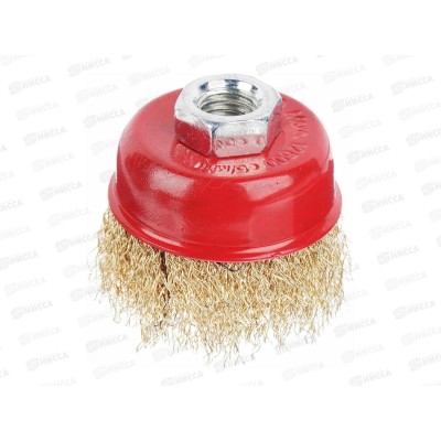Щетка металлическая  для Угловой Шлифовальной Машины 65мм/М14 (чашка) ЕРМАК  г 656-036