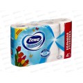 Полотенца бум. ЗЕВА(Zemma) 4шт бел*4