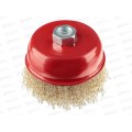 Щетка металлическая для Угловой Шлифовальной Машины 100мм/М14 (чашка) ЕРМАК 656-038 г