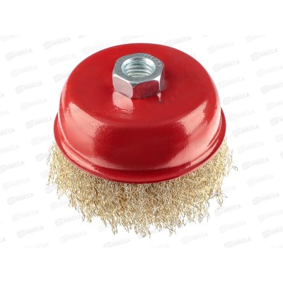 Щетка металлическая для Угловой Шлифовальной Машины 100мм/М14 (чашка) ЕРМАК 656-038 г Щетка металлическая для Угловой Шлифовальной Машины 100мм/М14 (чашка) ЕРМАК 656-038 г