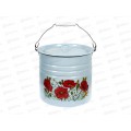 Ведро 12л с крышкой с рисунком 20-1224/4 *2