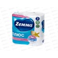 Бум. туалет. ЗЕВА+(Zemma) 2-х сл. С аром океанической свежести уп4 *24