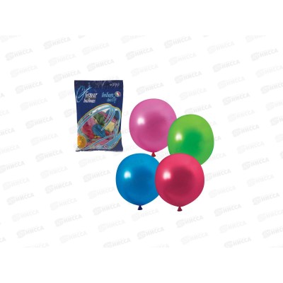 Шары 10" металлик ассорти 100шт 1101-0001 *100 Шары 10" металлик ассорти 100шт 1101-0001 *100
