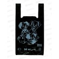 Пакет майка ПНД 30*55*30мкм Далматины черный *50/1000 Пакет майка ПНД 30*55*30мкм Далматины черный *50/1000