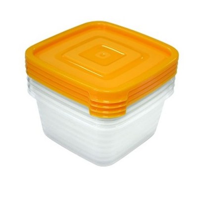 Набор контейнеров СВЧ квадратных Унико 4шт 0,45л С216 *18 Набор контейнеров СВЧ квадратных Унико 4шт 0,45л С216 *18