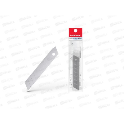 Лезвия для канцелярского ножа EK 18мм, 10шт, 19274 *24/288