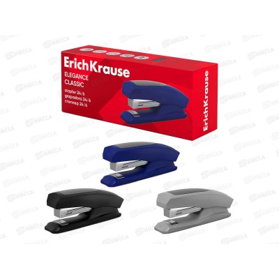 Степлер №24 EK 2244 Elegance Half-strip, до 20л, асс. *12/72