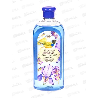 Лё Флир гель-пена для душа Ирис/Лаванда 730г *10