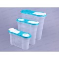 Банки 3шт 1,3+2,2л+4,0л для сыпучих продуктов "СТАЙЛ" 64603С *8