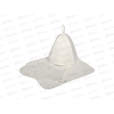 Набор из 3-х предметов (шапка,коврик,рукавица) &quotHot Pot" 42013 *20