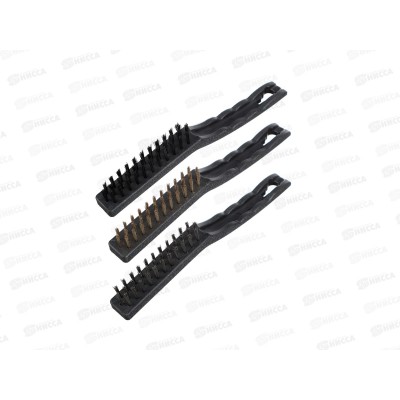 Набор щеток металлических с пластиковыми ручками большой Ермак 656-068  г