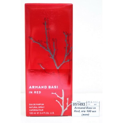 Armand Basi in Red, парфюмерная вода 100 мл (женская) М Armand Basi in Red, парфюмерная вода 100 мл (женская) М