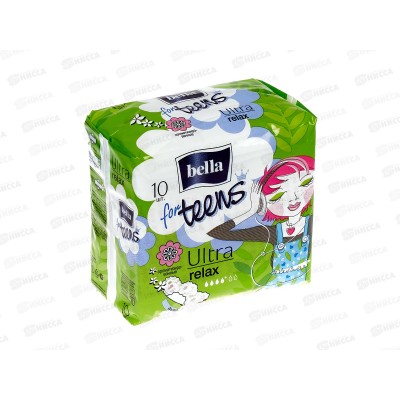 БЕЛЛА for teens Ultra relax deo 10шт 10-095 *36 БЕЛЛА for teens Ultra relax deo 10шт 10-095 *36