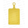 Доска разделочная  большая с ручкой желтая МП *40
