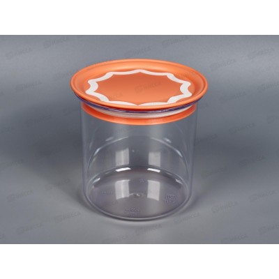 Банка 0,6л для сыпучих продуктов с вакуумной крышкой 29701С *48