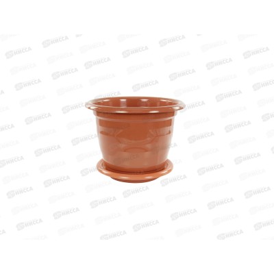 Горшок цветочный "Виола" 5л с поддоном коричневый *15 М1535 Горшок цветочный "Виола" 5л с поддоном коричневый *15 М1535