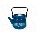Чайник 2,3л декорированный васильковый с кнопкой С2714.34 *4