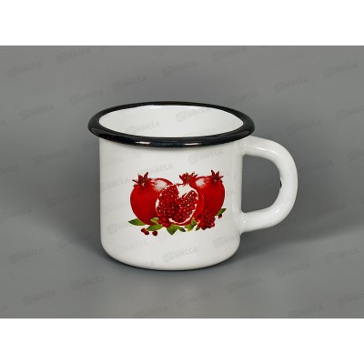 Кружка 0,25л эмалированная с рисунком 01-0102/4 *80 Кружка 0,25л эмалированная с рисунком 01-0102/4 *80