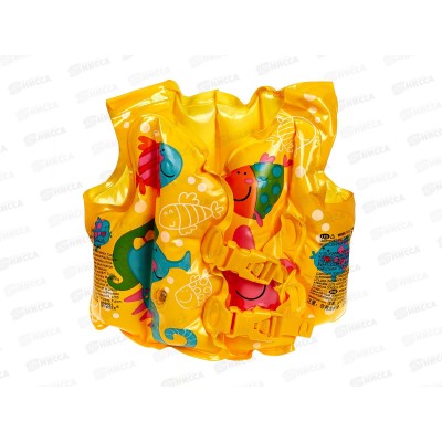 Надувной жилет 59661 Веселые рыбки (41х30) в пакете INTEX *24 Надувной жилет 59661 Веселые рыбки (41х30) в пакете INTEX *24