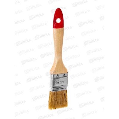 Кисть плоская Эксперт 1,5" (38мм) Белый 0101115 *12/576 Кисть плоская Эксперт 1,5" (38мм) Белый 0101115 *12/576