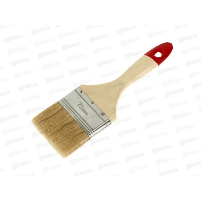 Кисть плоская Эксперт 3" (75мм) Белый, 0101130 *12/288 Кисть плоская Эксперт 3" (75мм) Белый, 0101130 *12/288