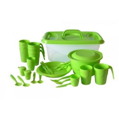 Набор посуды для пикника "Чезаре" на 4 персоны С68 *4 Набор посуды для пикника "Чезаре" на 4 персоны С68 *4