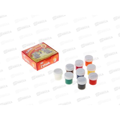 Гуашь художественная ГАММА Мультики 9цветов 20мл, 221031 *36 Гуашь художественная ГАММА Мультики 9цветов 20мл, 221031 *36