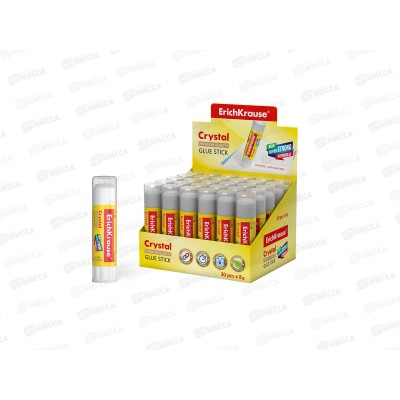 Клей карандаш ERICH KRAUSE 8г Crystal, 10999 *30/1080 Клей карандаш ERICH KRAUSE 8г Crystal, 10999 *30/1080