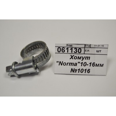 Хомут "Norma"10-16мм №1016 *100 Хомут "Norma"10-16мм №1016 *100