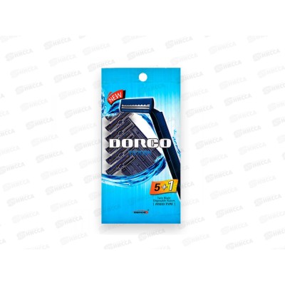 DORCO TD-708 одноразовые станки 5+1 штук 2 лезвия *24/192