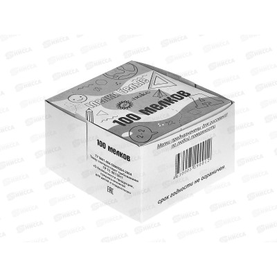 Мел Эликонт 100 штук белый, 7962 *4 Мел Эликонт 100 штук белый, 7962 *4