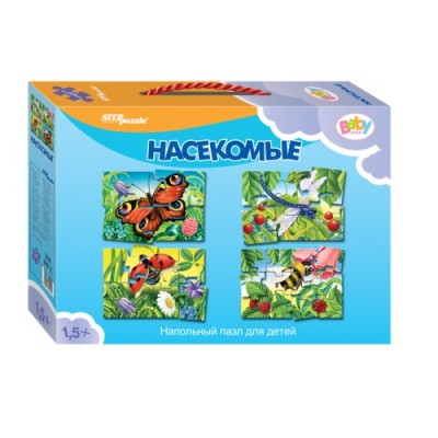 Напольные пазлы 70106 "Насекомые" (Средние) *6