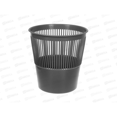 Корзина для бумаг СТАММ  9л сетчатая, серая, КР22 *16